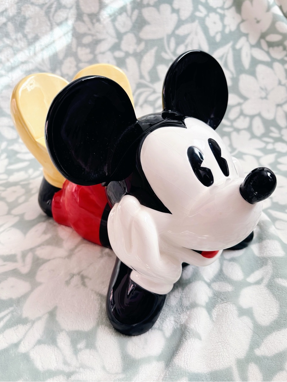 Disney Mickey Mouse Vintage Ceramic Cookie Jar 🐭💕